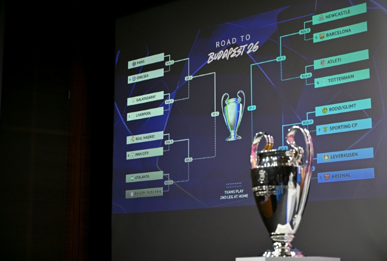 The draw for the latter stages of this season’s UEFA Champions League was made on Friday and threw up yet another clash between Real Madrid and Manchester City. (Photo: AFP)