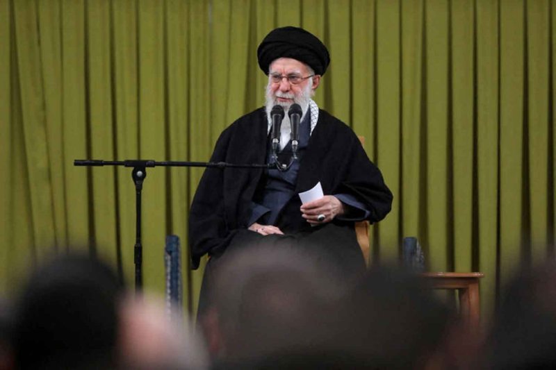 FILE PHOTO: Iran's Supreme Leader Ayatollah Ali Khamenei speaks during a meeting in Tehran, Iran, February 1, 2026. Office of the Iranian Supreme Leader/WANA (West Asia News Agency)/Handout via REUTERS