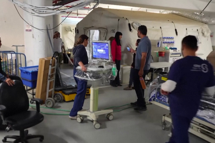 Israeli hospital moves patients underground as Iran retaliates