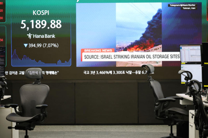 Thai stocks drop on escalating war in Mideast