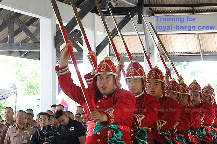 Royal Thai Navy launches training for royal barge crew