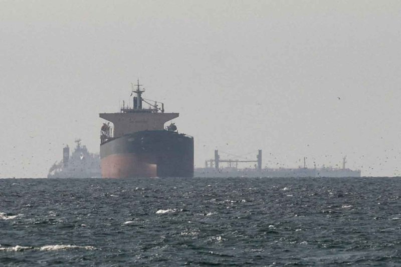 Tankers sail in the Gulf, near the Strait of Hormuz, as seen from northern Ras al-Khaimah, near the border with Oman’s Musandam governance, amid the U.S.-Israeli conflict with Iran, in United Arab Emirates, March 11, 2026. REUTERS