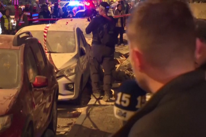 Two killed near Tel Aviv by Iranian missile shrapnel: emergency services