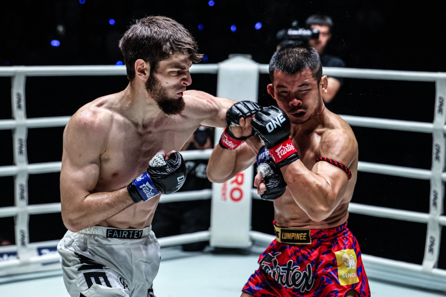 Asadula Imangazaliev lands a left hook on Nong-O at ONE Friday Fights 147