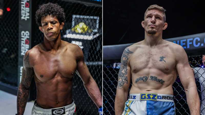Adriano Moraes (left) and Zebaztian Kadestam have been released by ONE Championship