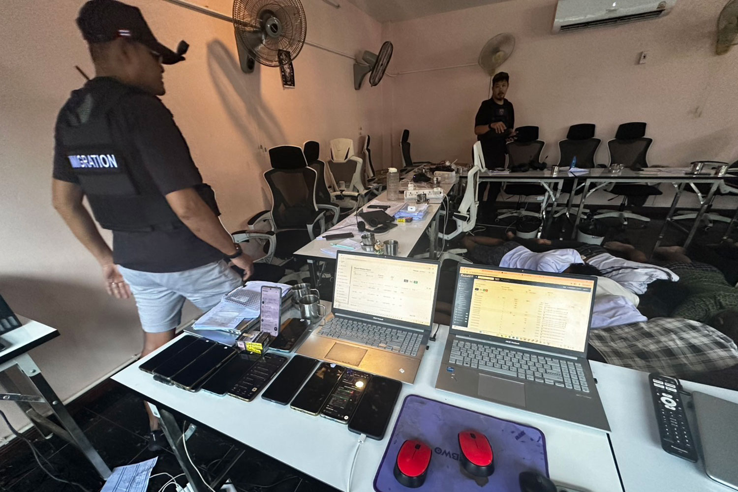 Bangkok Post - 25 Indians held in Pattaya online gambling raid