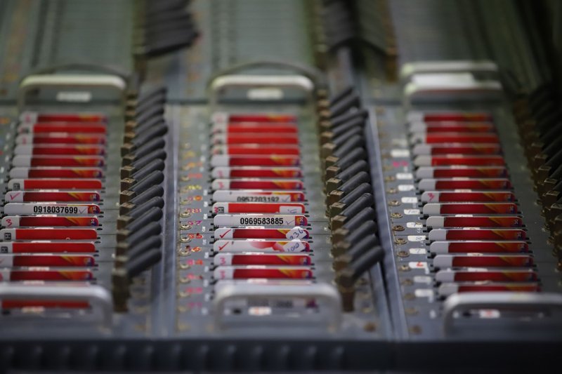 SIM boxes seized from scammers. (Bangkok Post)