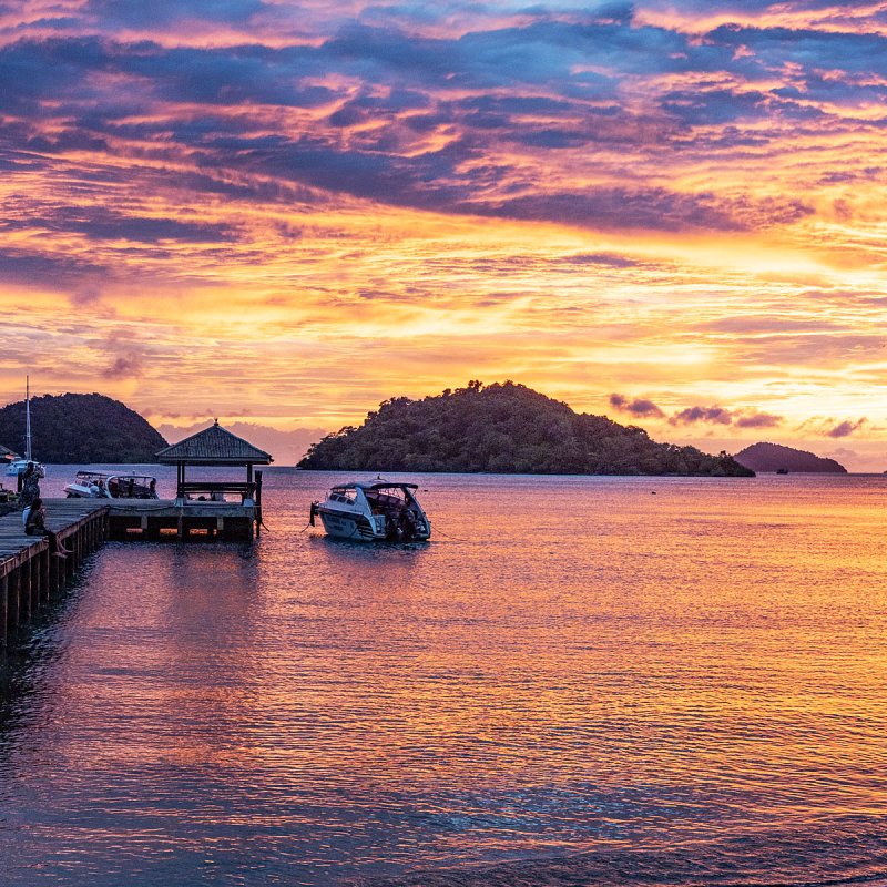 Koh Mak at sunset.