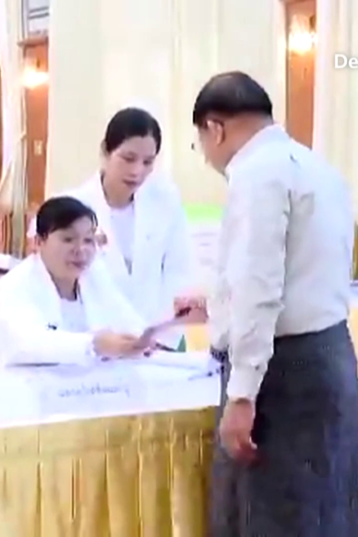 Junta chief elected president in Myanmar