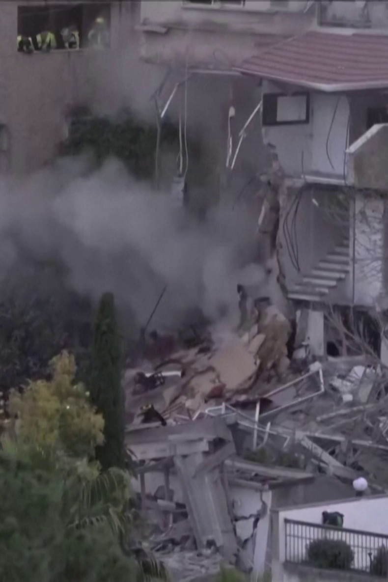 Israeli medics say at least 9 wounded in Haifa by Iranian missile