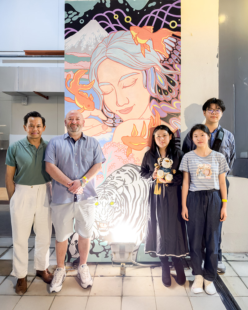 AOI students win Le M&eacute;ridien Bangkok&rsquo;s Rooftop Street Art Fight contest