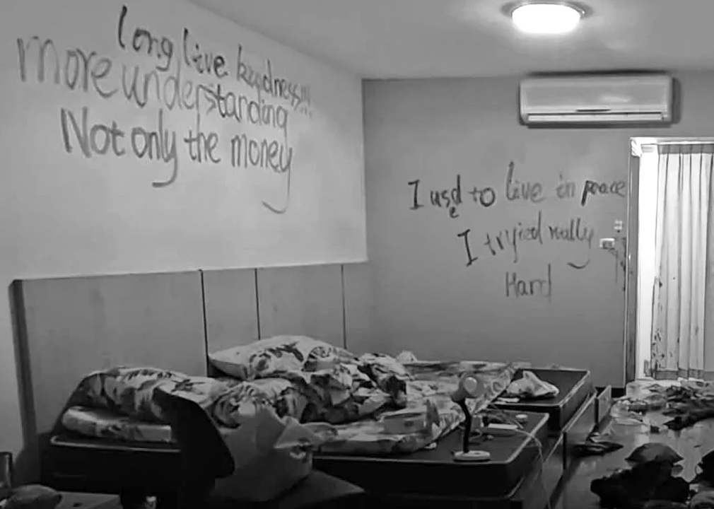 Student falls to his death, dead woman in his room