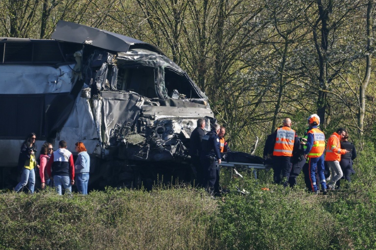 The train was travelling from the northern city of Dunkirk to Paris when it crashed. (Photo: AFP)