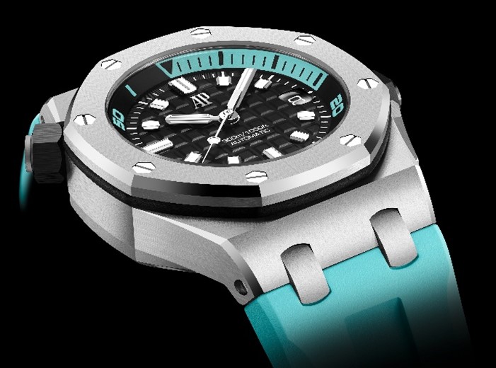 Three new vibrant colours for the royal oak offshore diver