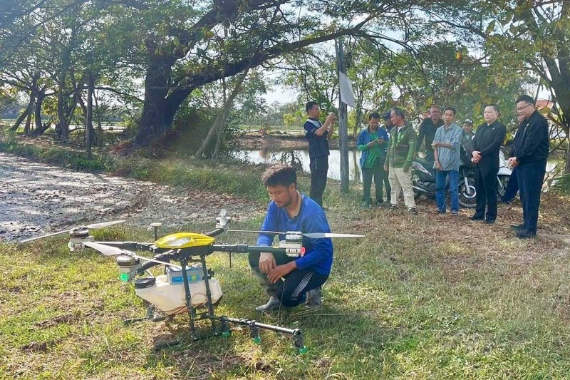 Otod has been promoting the adoption of drone technology among farmers since 2024.