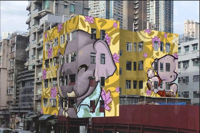 'Sawadeekowloon': Mural celebrates Thai culture in Hong Kong under renovation scheme