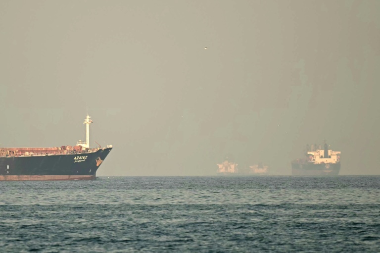 Dozens of cargo ships and tankers have treaded water during the Strait of Hormuz's closure. (Photo: AFP)