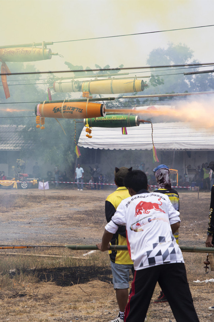 Traditional “Luk Noo” rocket race kicks off in Pathum Thani