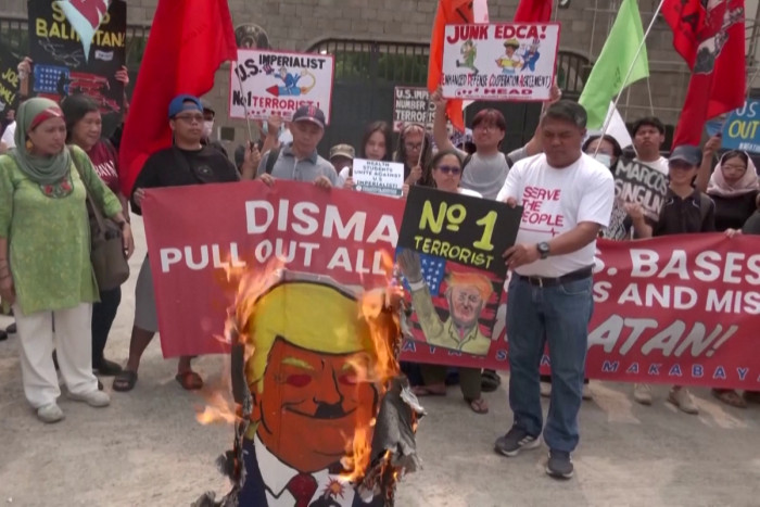 Philippines, US military open annual drills, sparking protests