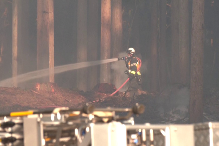 Japan battles fourth day of wildfires as thousands flee homes