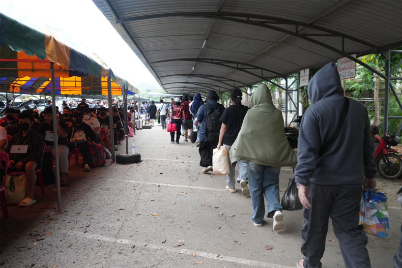 First batch of 635 Thai scammers repatriated from Cambodia
