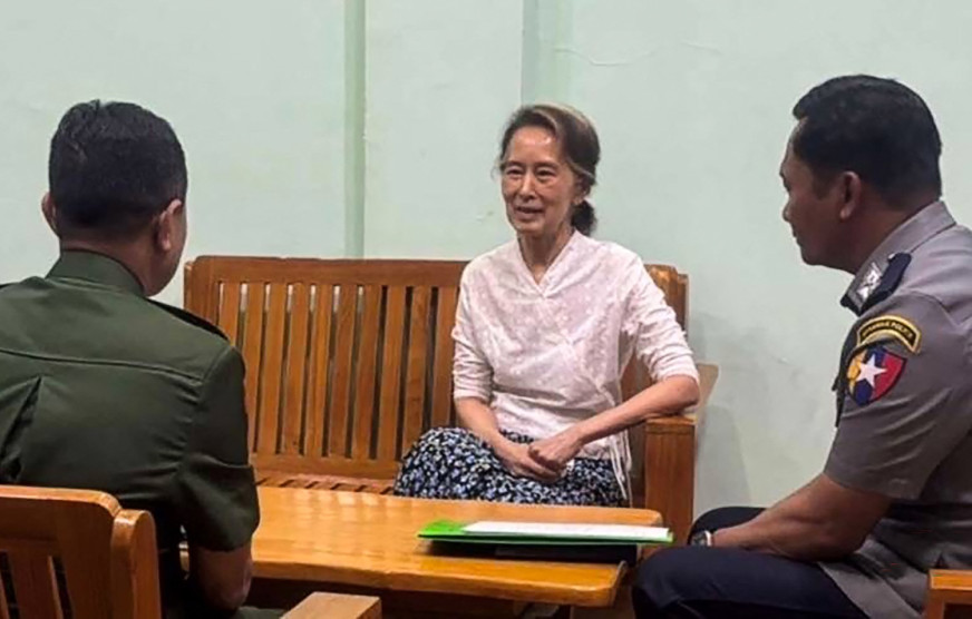 ​Aung San Suu ⁠Kyi moved to ⁠house arrest