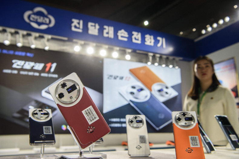 North Korea shows off own-brand mobile phones