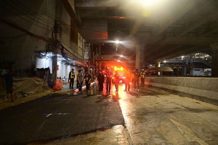 Two road subsidences in Bangkok in 11 hours