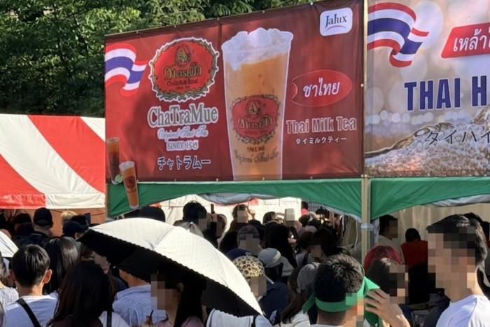 Thai tea draws 40-minute queues at Thai Festival Tokyo