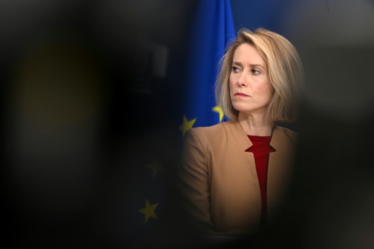 The EU's top dipomat Kaja Kallas said it was 'high time' to break the deadlock. (Photo: AFP)