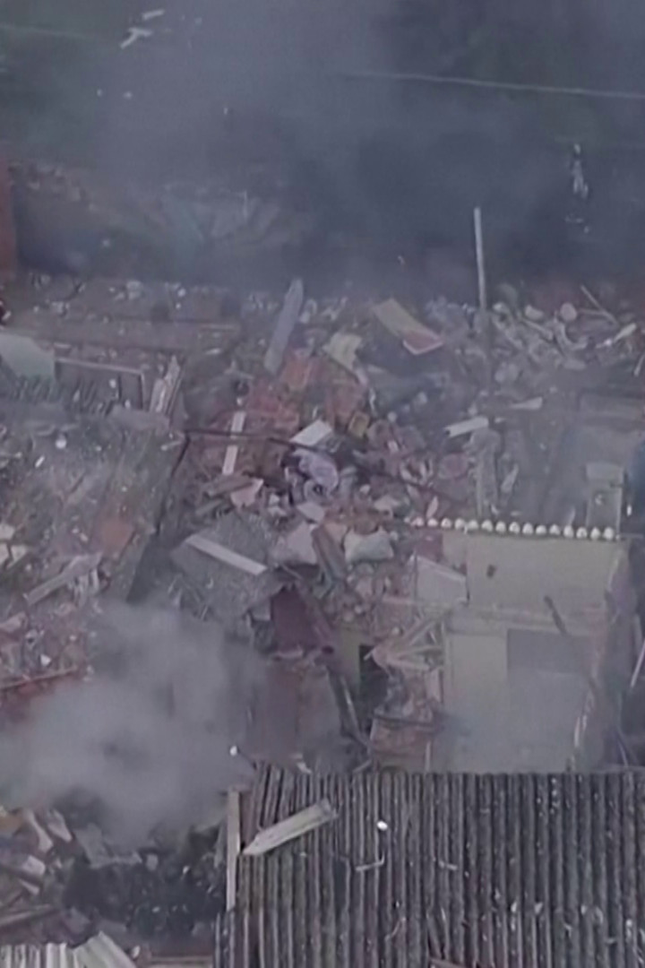 Sao Paulo homes destroyed in potential gas explosion
