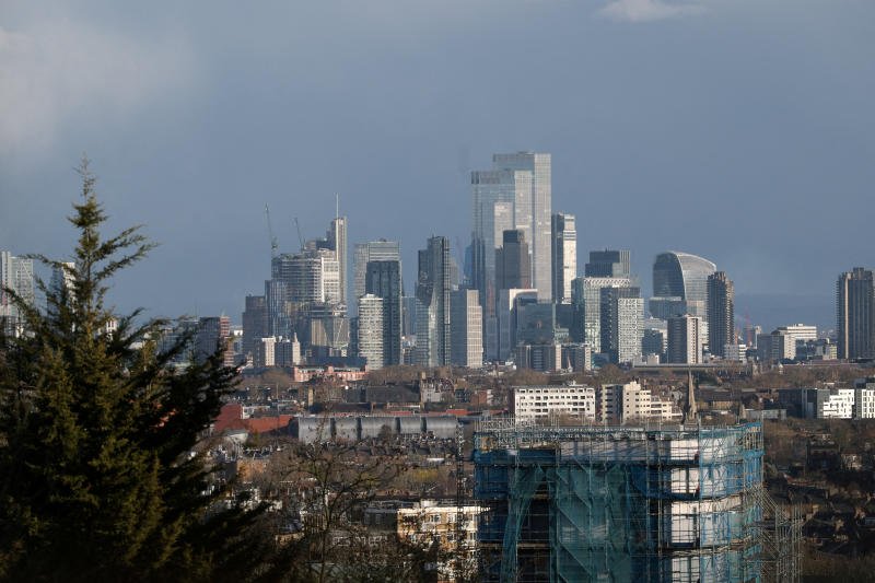 The London skyline is seen with the financial district in the background in Britain on March 25, 2026. (Photo: Reuters)