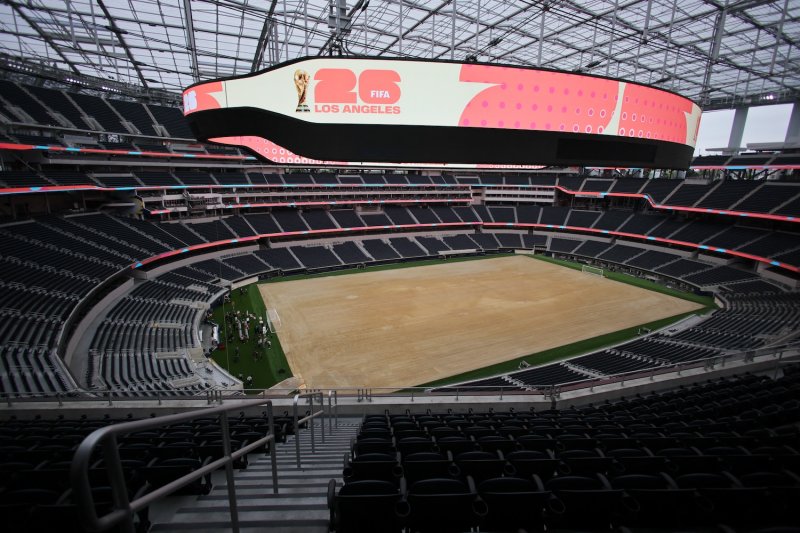 SoFi Stadium, in the Inglewood area of Los Angeles, will host eight World Cup matches. (Photo: Reuters)