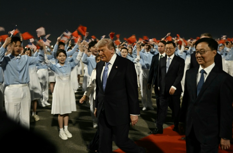 Donald Trump is in China for a two-day summit, the first visit by a US president since 2017. (Photo: AFP)