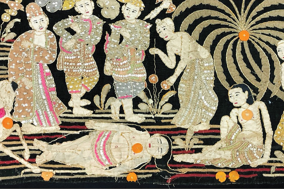 Textile Society holds Burmese kalaga talk