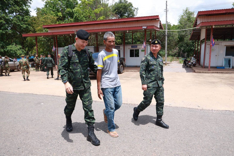 Cambodia releases Thai man detained while foraging near Surin border