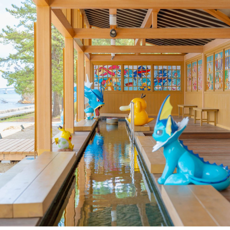 Let Gyarados wash your feet at the new Pokémon footbath