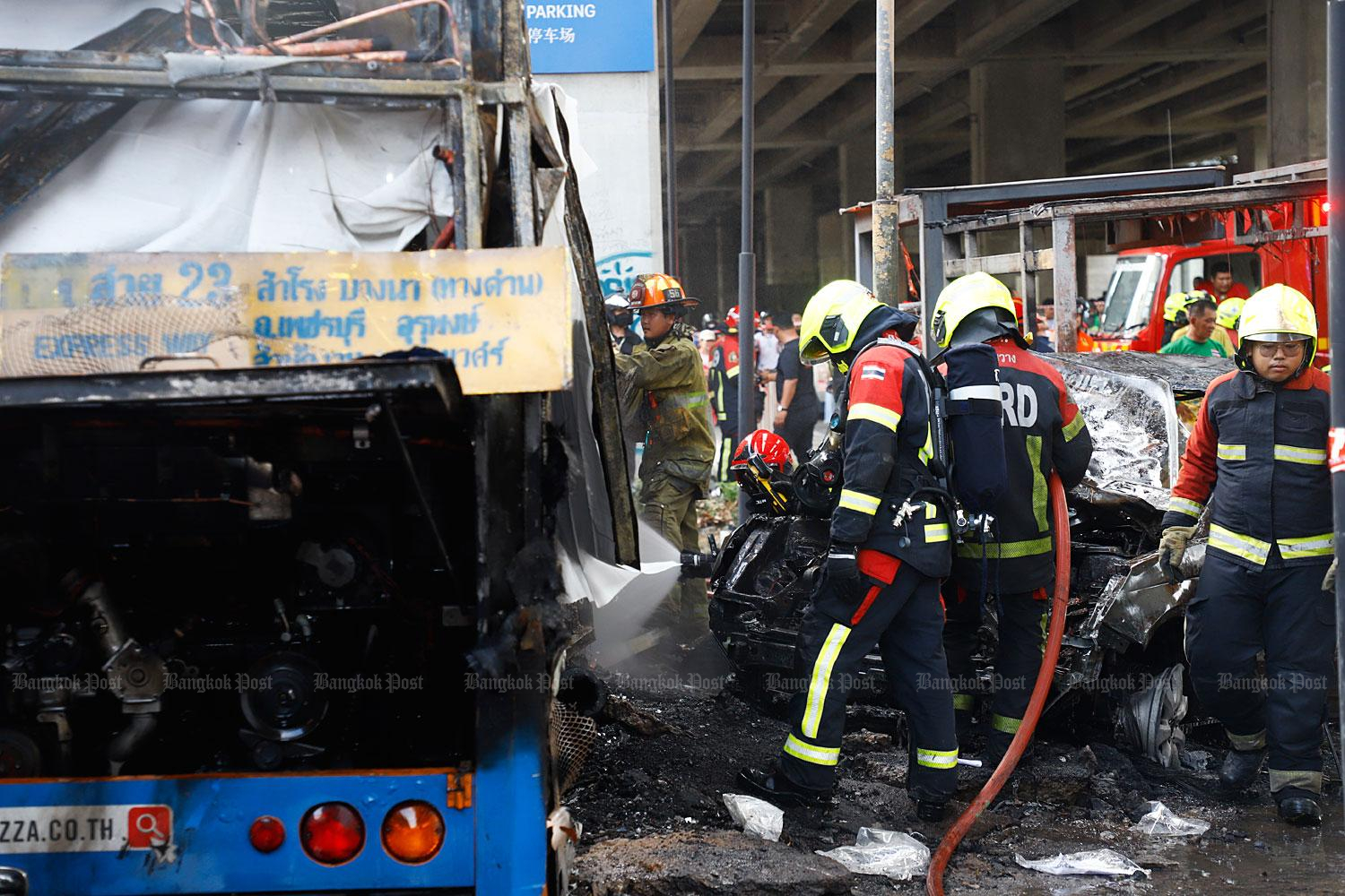 City bus-train collision kills 8