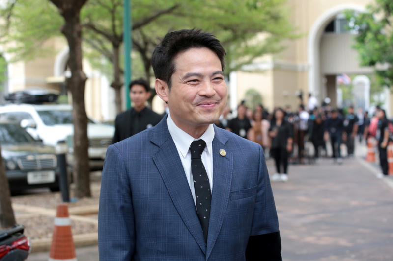 Prime Minister&rsquo;s Office Minister Paradorn Prissanananthakul suggests redirecting 1.7 billion baht from broadcasts to youth programmes and football infrastructure. (Photo: Chanat Katanyu)