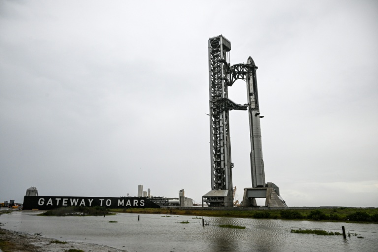 The launch of SpaceX's new Starship V3 rocket was scrubbed on May 21, 2026, but the company run by Elon Musk says it will try again the following day from its launch pad in South Padre Island, Texas. (Photo: AFP)