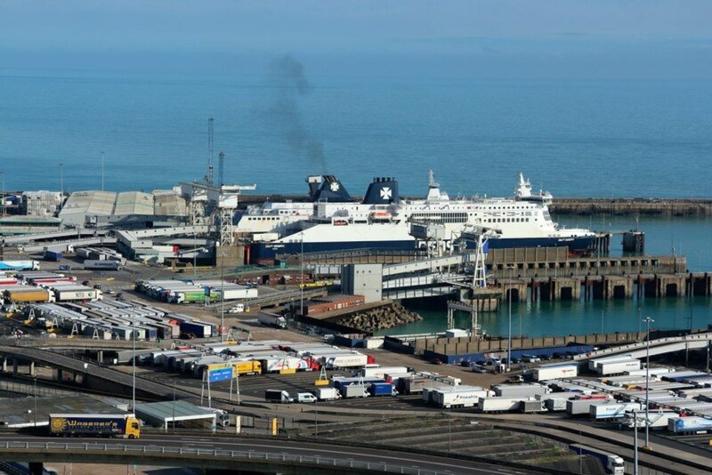 The Port of Dover in southern England. (Photo: Oast House Archive via Wikimedia Commons)