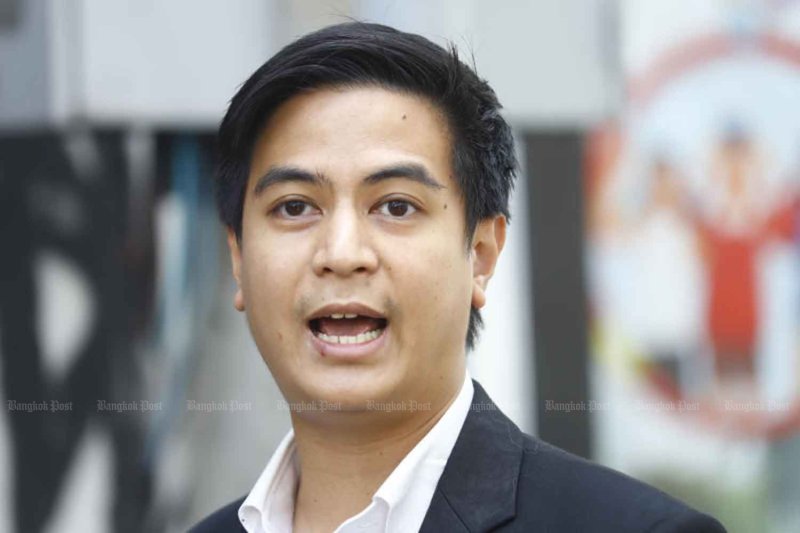 People's Party core member Parit Wacharasindhu. (Bangkok Post file photo)