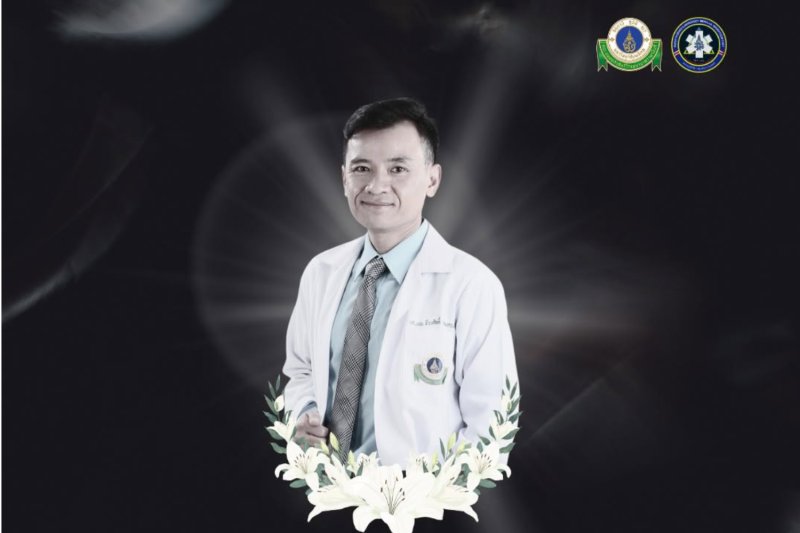 RIP: Assoc Prof Dr Theerasuk Kawamatawong, a pulmonologist at Ramathibodi Hospital and a lecturer at the Faculty of Medicine, Mahidol University. (Photo: Ramamedic)