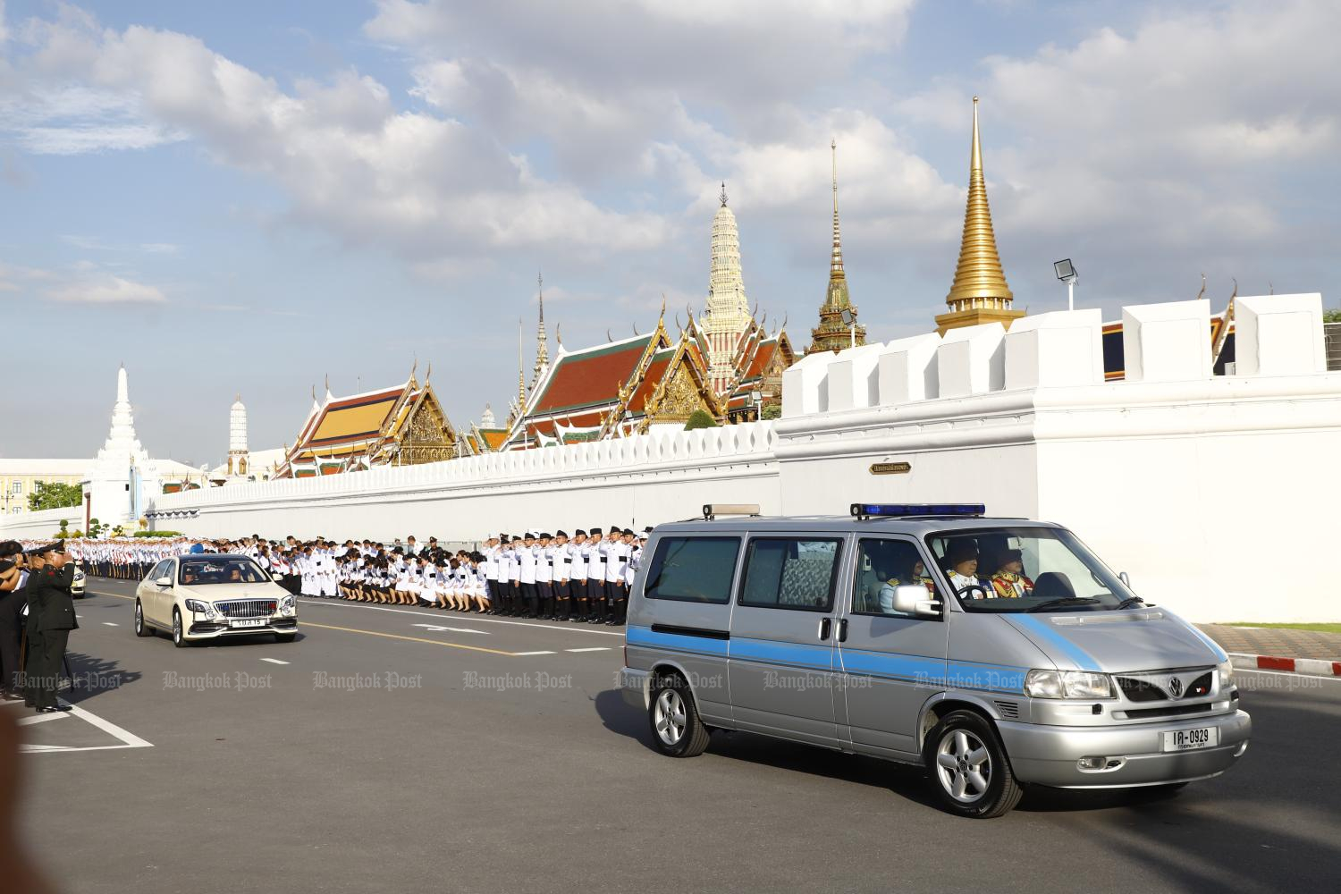 Mourners line procession route to pay tribute to Princess Bajrakitiyabha