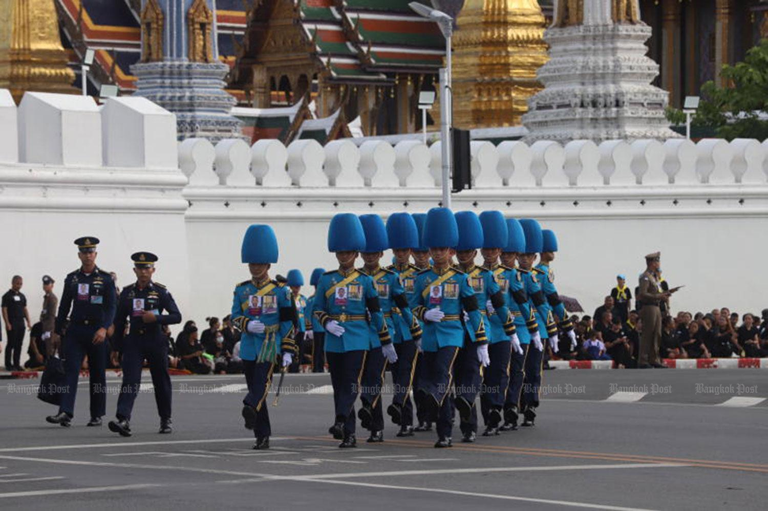 Mourners line procession route to pay tribute to Princess Bajrakitiyabha