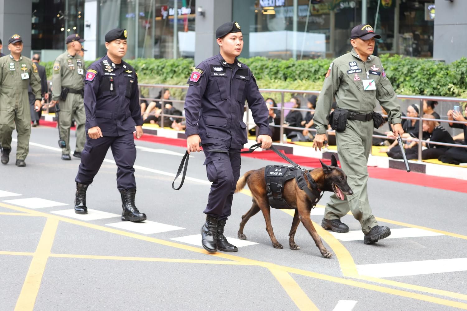 Mourners line procession route to pay tribute to Princess Bajrakitiyabha