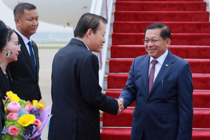 China embraces Myanmar's president as former junta chief seeks legitimacy