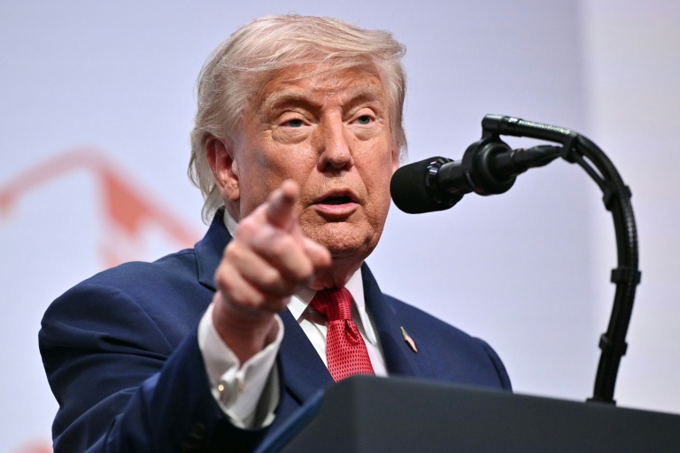 US President Donald Trump appeared to lower his demands against Iran during a closing press conference at the G7 (Group of Seven) summit in France. (Photo: AFP)