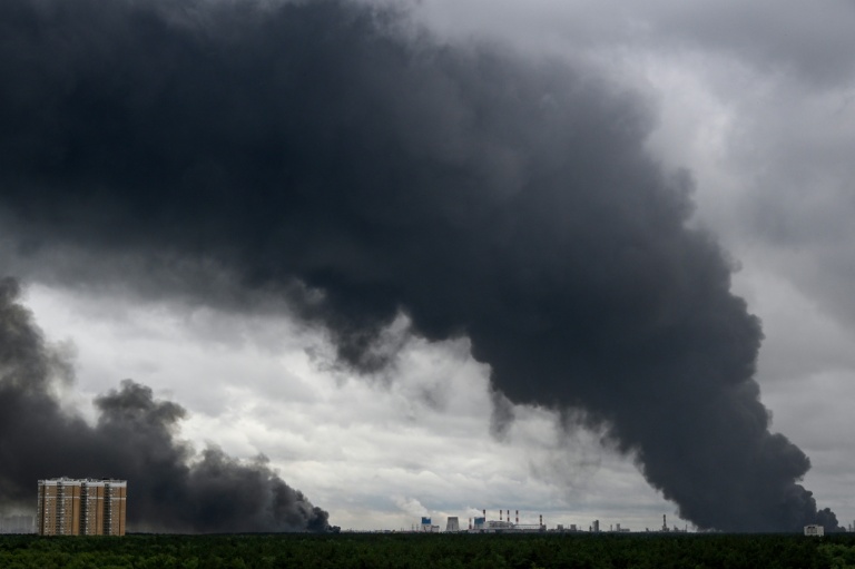Ukraine regulary targets Russia's energy facilities, such as Gazprom Neft's Moscow oil refinery (pictured)