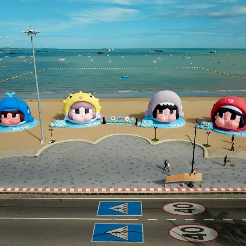 Bangkok Post - Pop Mart transforms Pattaya Beach